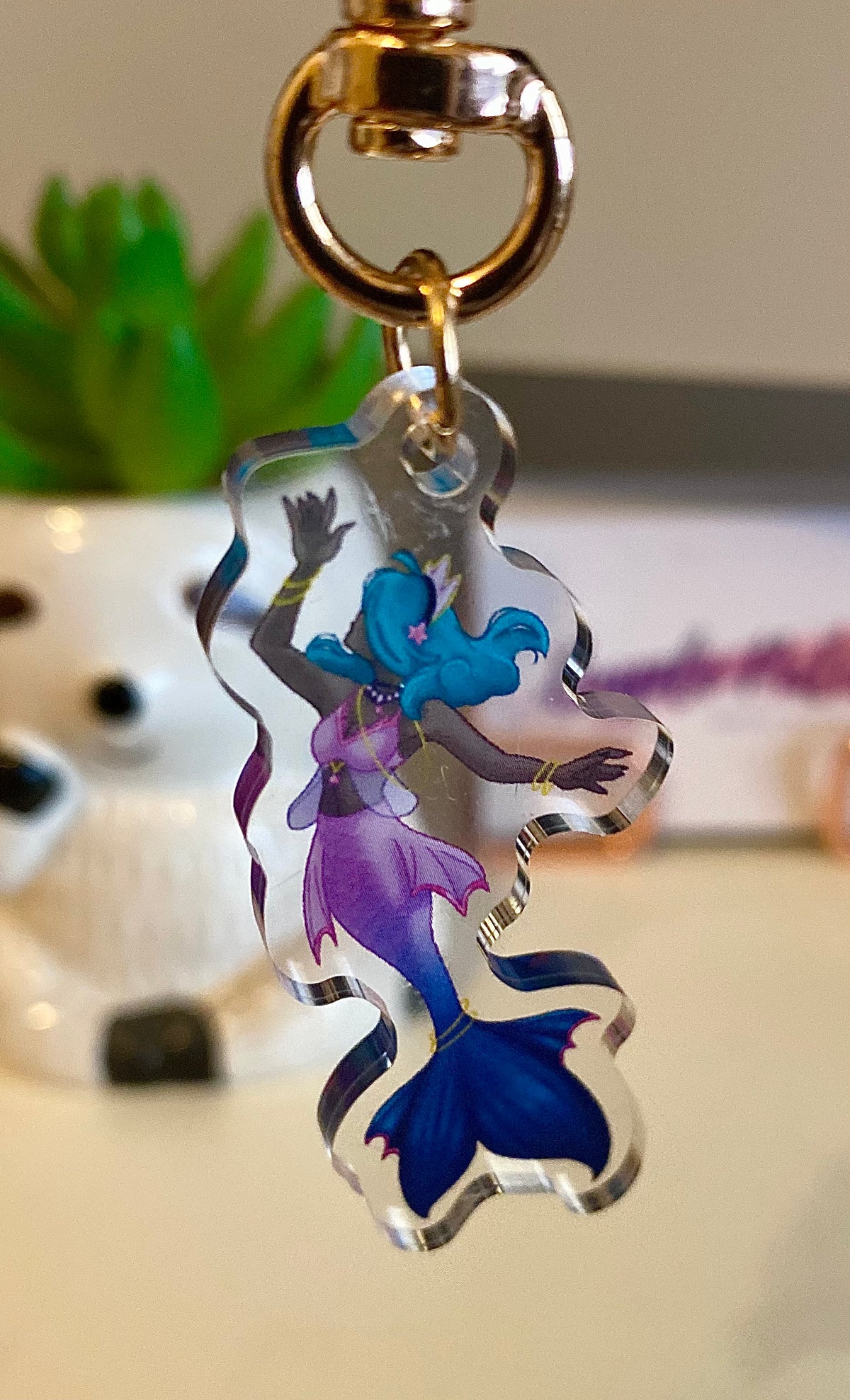Mermaid Acrylic Keychain (small)