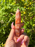 Fire Quartz Point (9.5cm)
