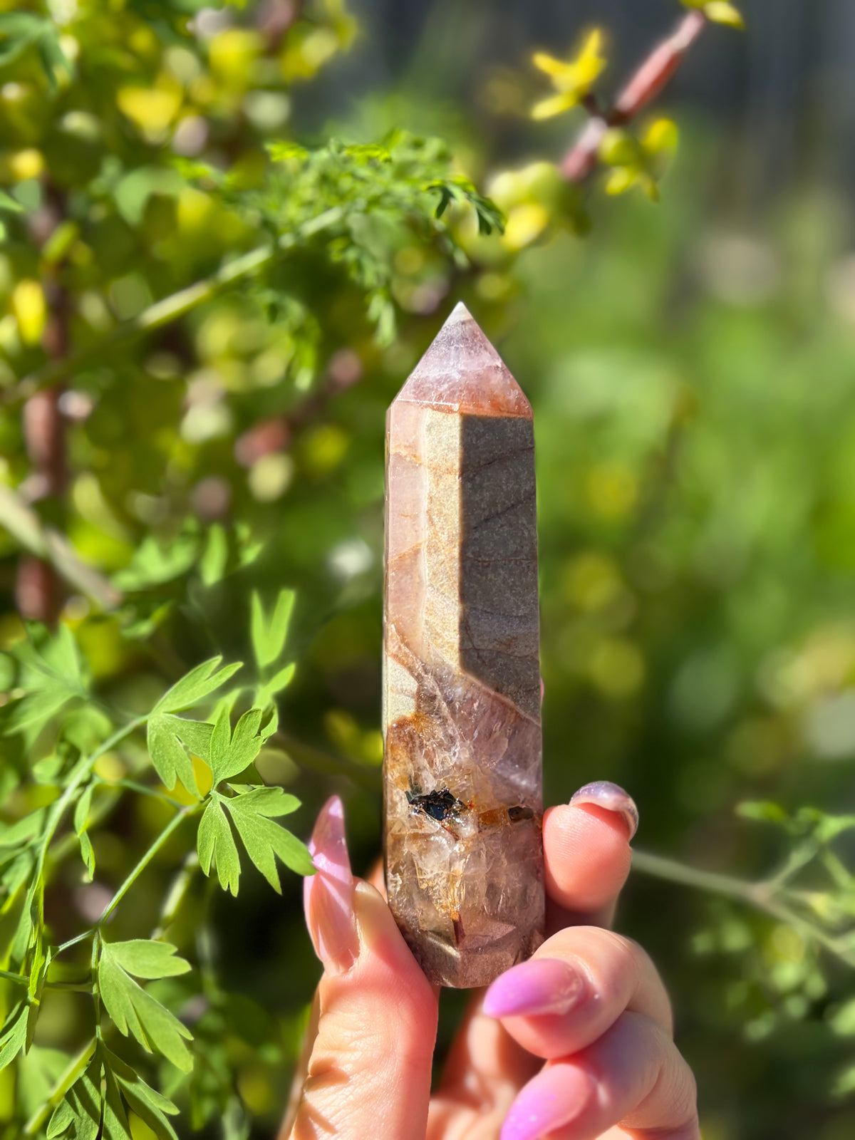 Amethyst Mexican Crazy Lace Point (10cm)