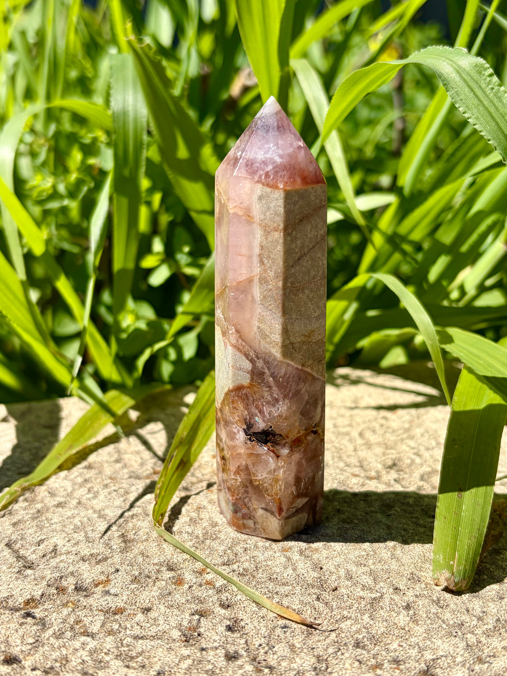 Amethyst Mexican Crazy Lace Point (10cm)