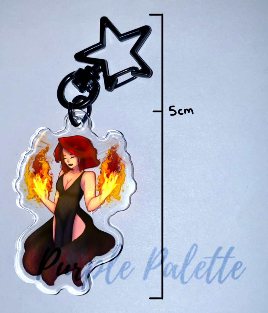 3pc Acrylic Keychain Bundle