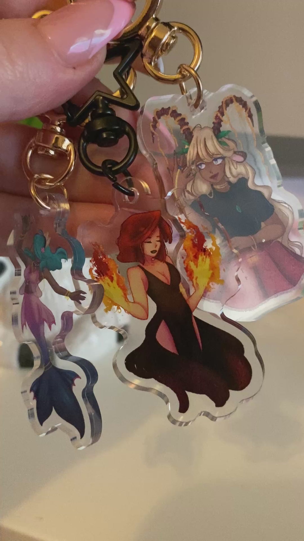 Element Earth Acrylic Keychain (small)
