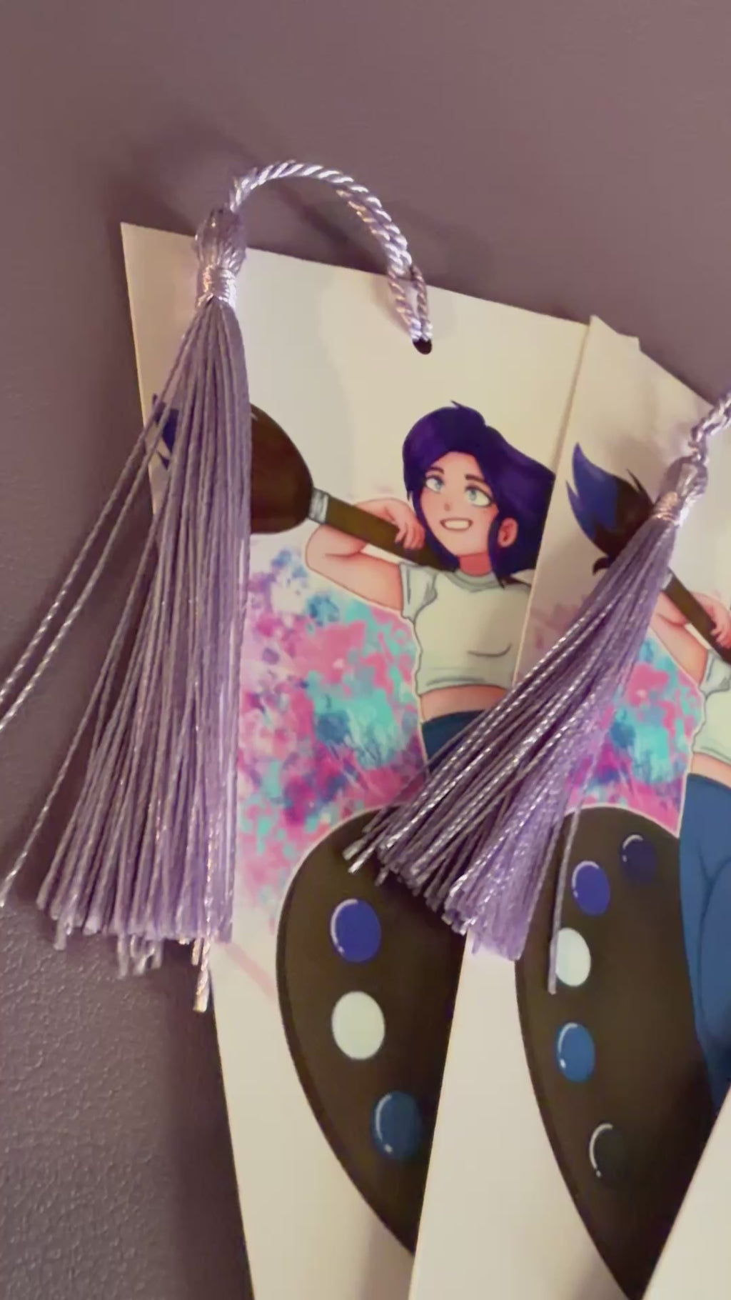 Purple Palette Bookmark (OC)