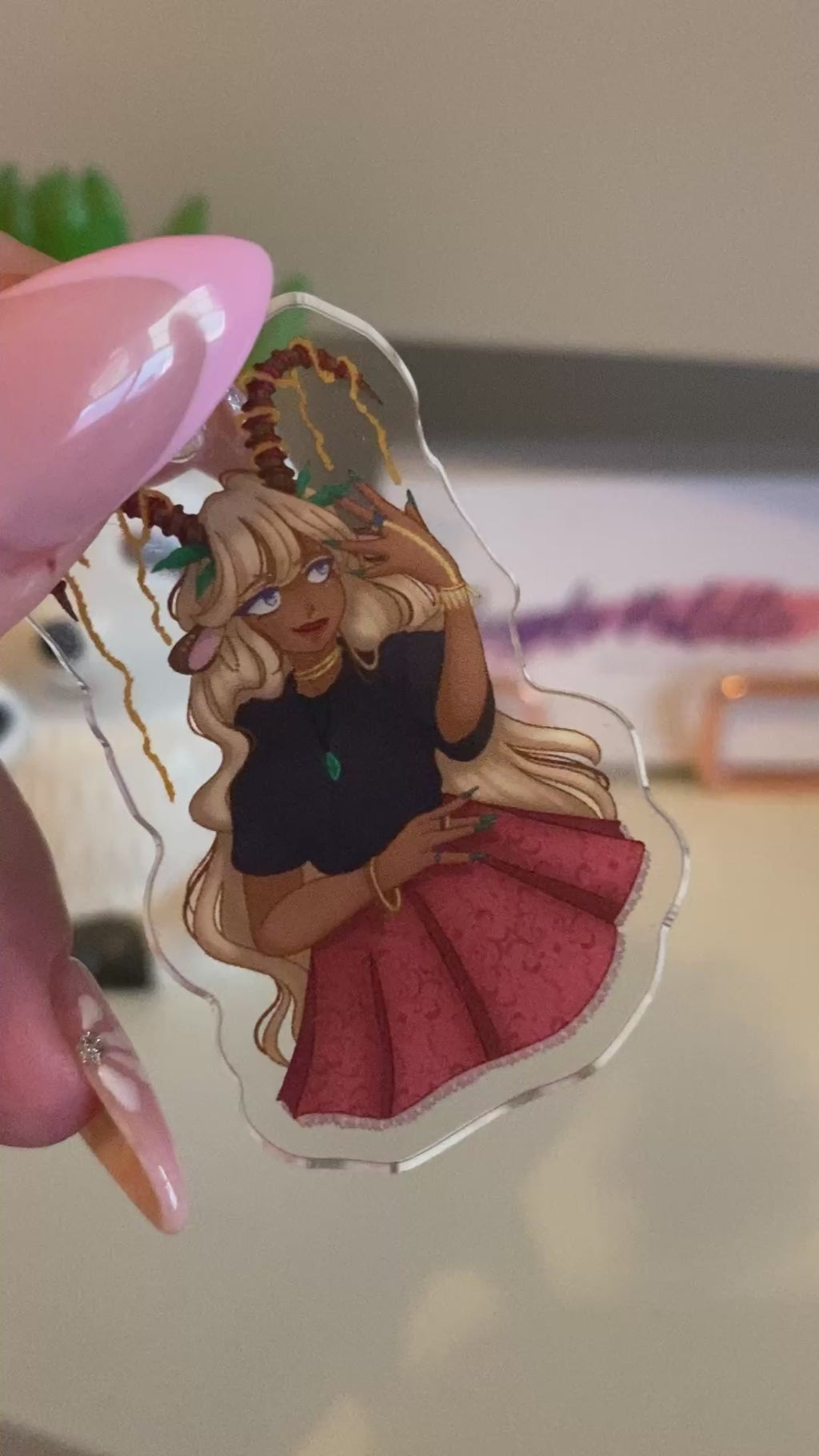 Element Earth Acrylic Keychain (small)